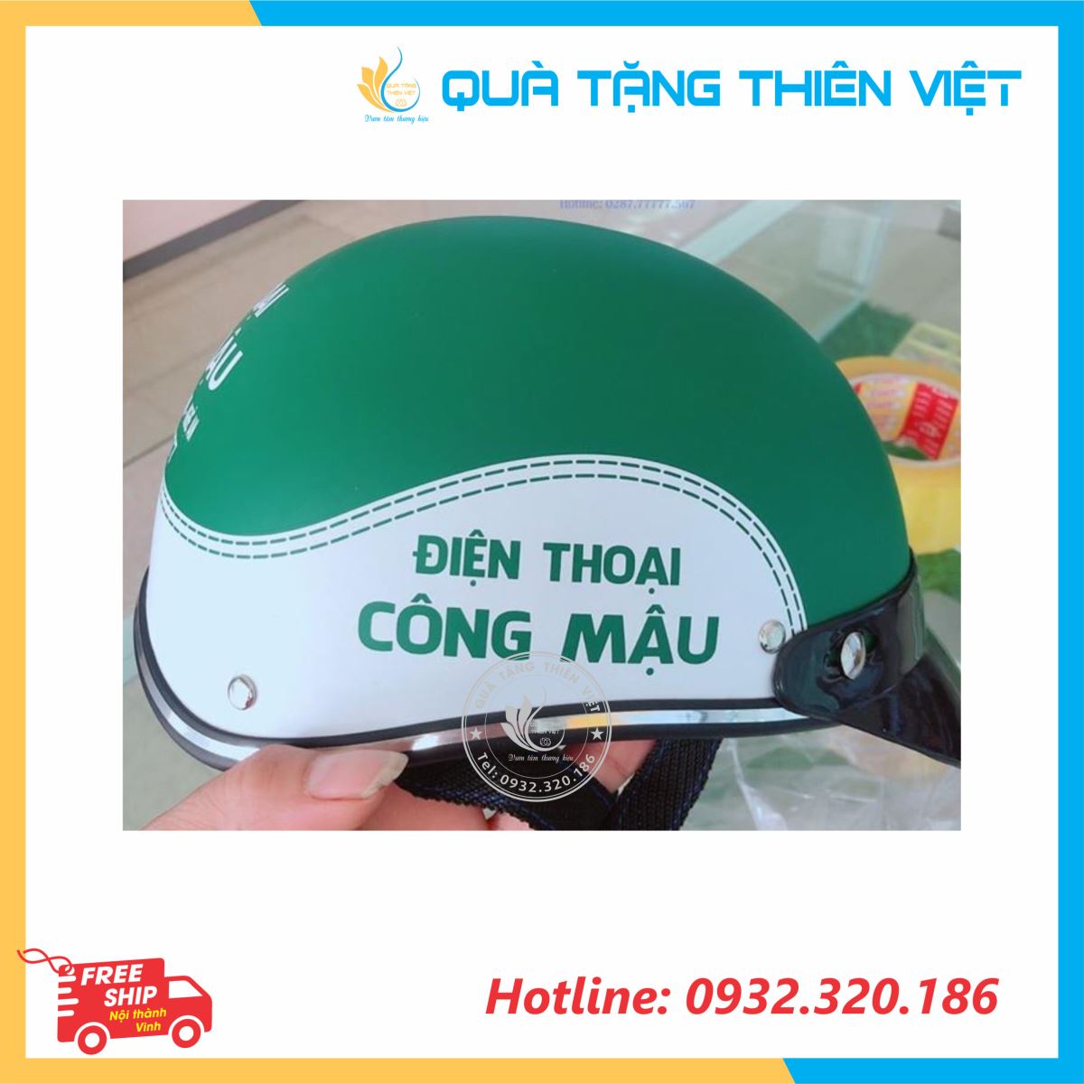 In mũ bảo hiểm logo tại Đà Nẵng giá rẻ 4