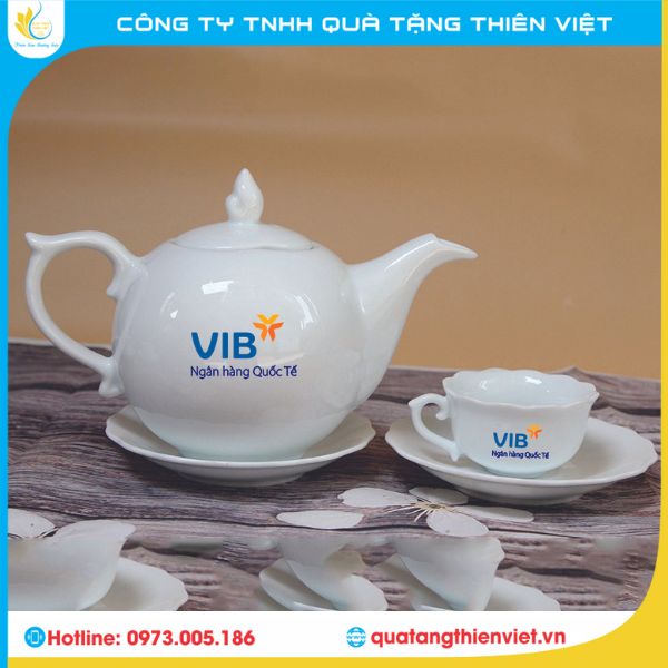 Xưởng sản xuất ấm chén in logo tại Vinh, Nghệ An