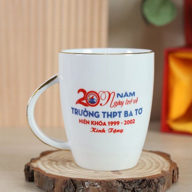 Cốc trắng Bát Tràng