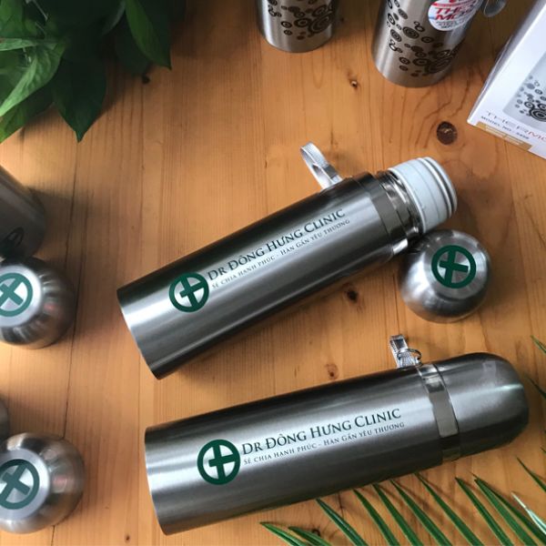 bình giữ nhiệt in khắc logo công ty MSP16