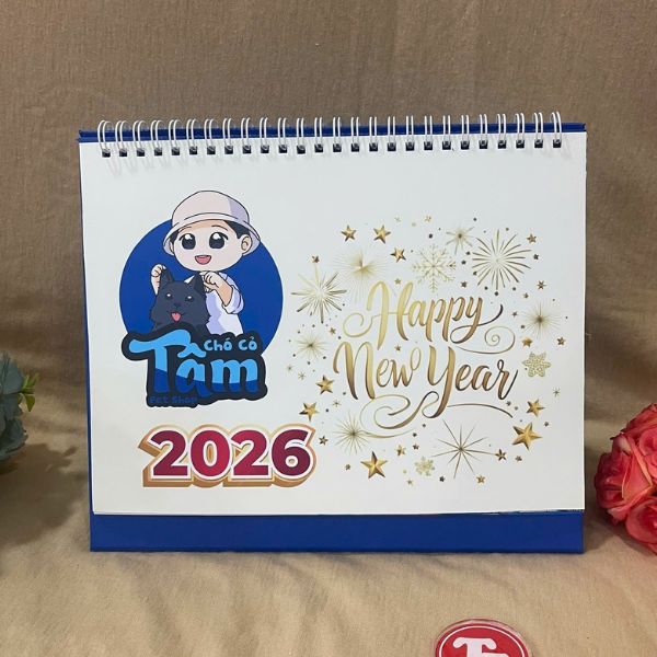 Lịch để bàn in logo