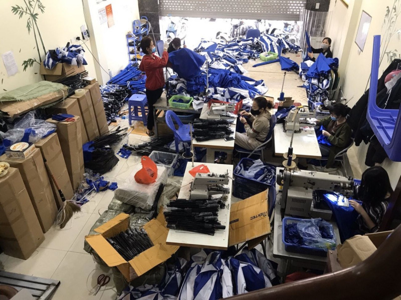 Quy trình sản xuất chuyên nghiệp tại xưởng Quà Tặng Thiên Việt