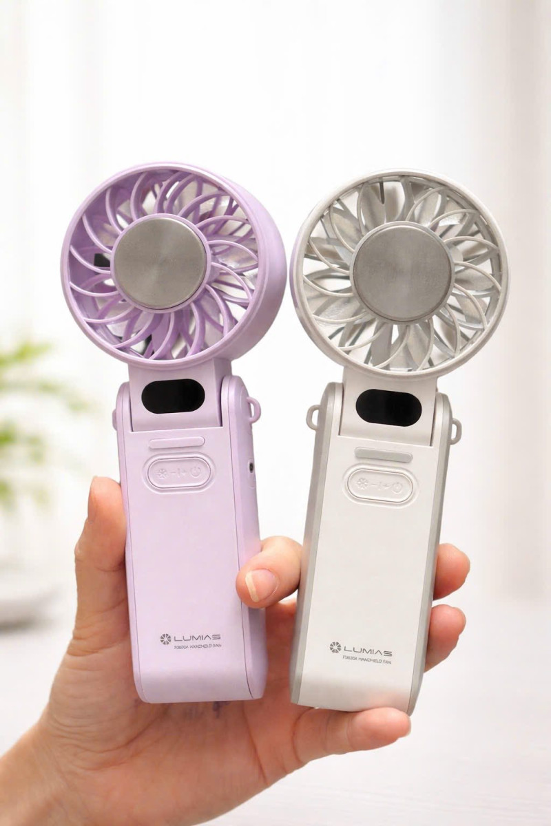 Quạt mini cầm tay in logo quà tặng mùa hè thiết thực