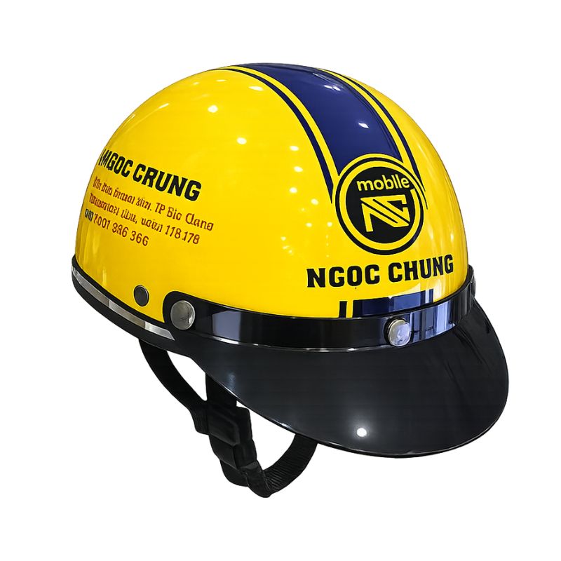 Cách chọn mũ bảo hiểm in logo phù hợp tại Nghệ An