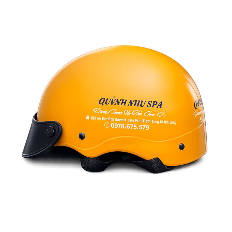 6 yếu tố quyết định giá mũ bảo hiểm in logo