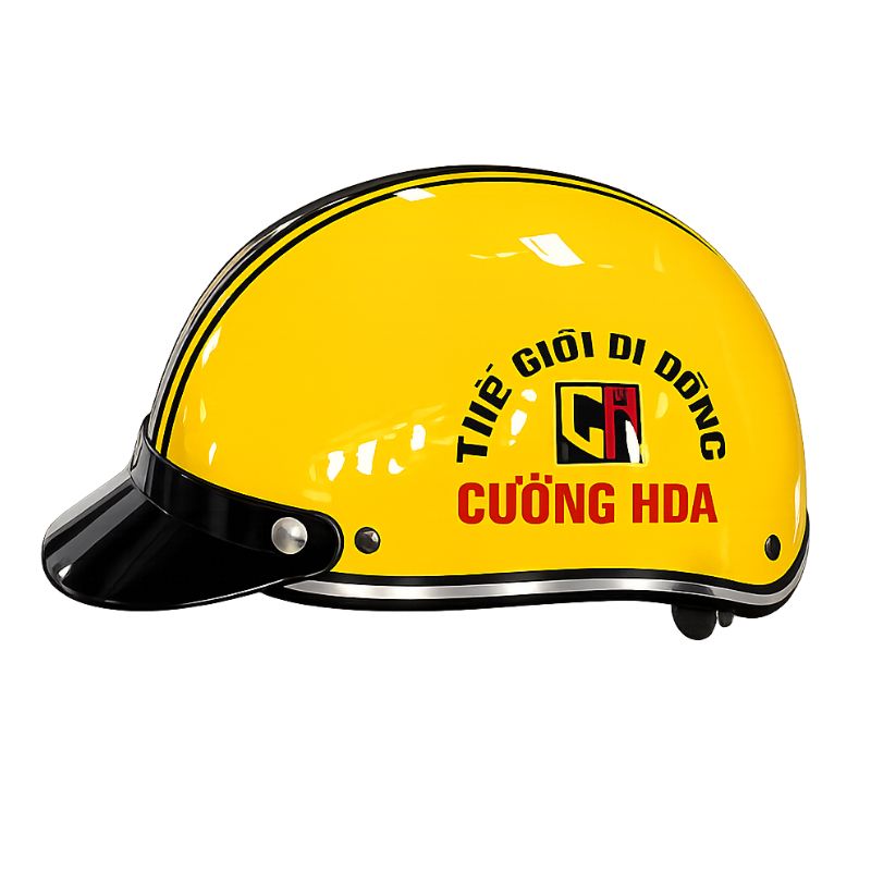 Những nội dung thường được in chữ lên mũ bảo hiểm