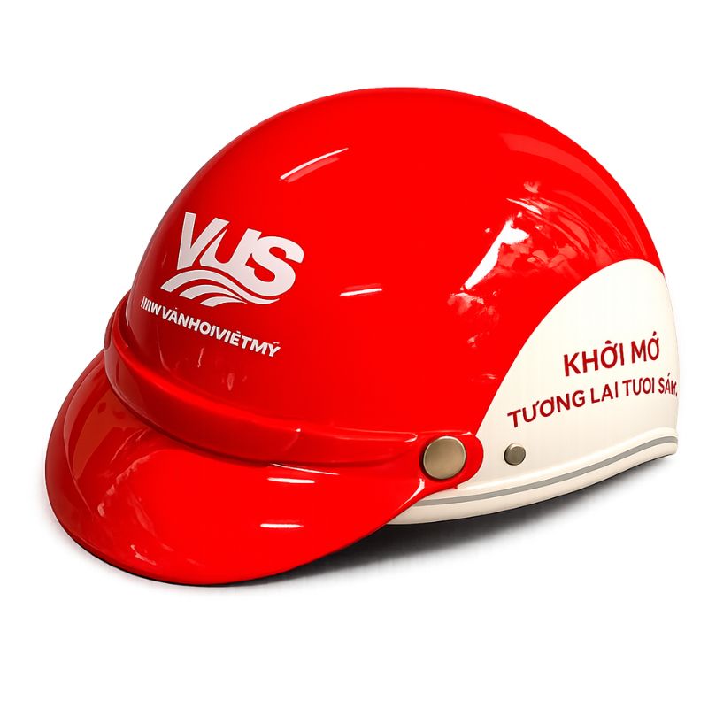 Phân loại nón bảo hiểm in logo theo yêu cầu dựa trên chất liệu